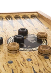 Backgammon from Karelian birch "Wolf"