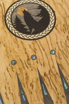 Backgammon from Karelian birch "Wolf"