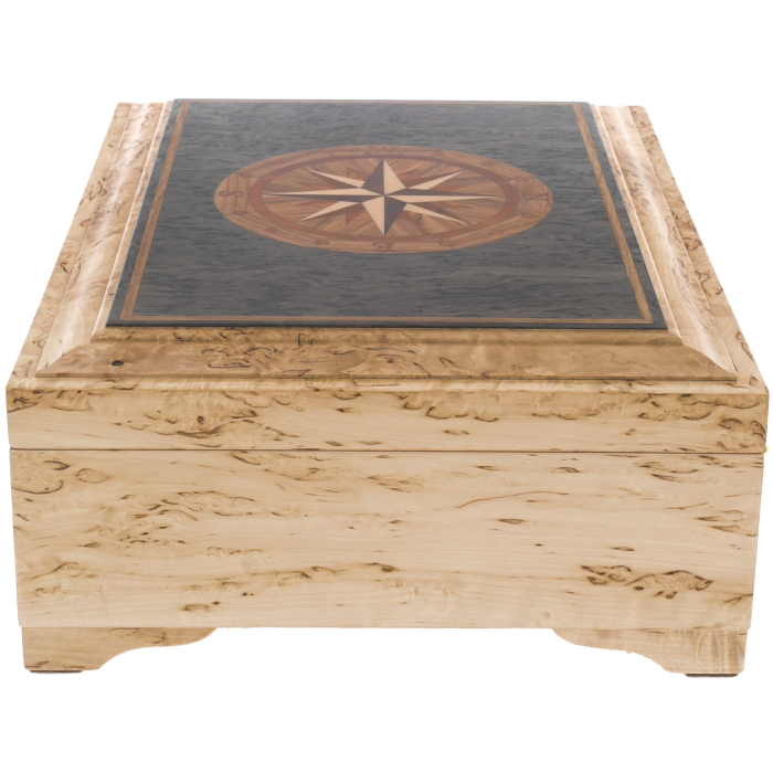 A paper box made of Karelian birch