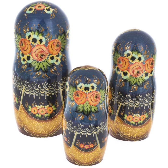 Matryoshka doll for 15 seats "Moscow White Stone" (33 cm)