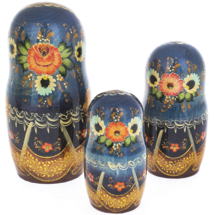 Matryoshka doll for 15 seats "Moscow White Stone" (33 cm)
