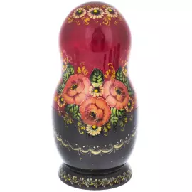 Матрешка на 10 мест "Природа зима" 28 см