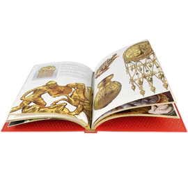 Подарочная книга в кожаном переплете "Эрмитаж" на китайском