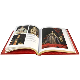 Подарочная книга в кожаном переплете "Эрмитаж" на китайском
