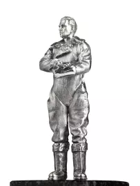 Книжные упоры из мрамора и серебра "Две стихии"