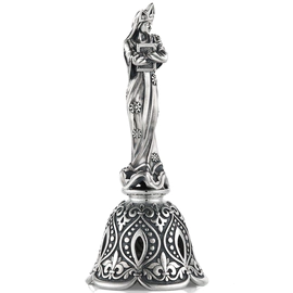 Set of silver bells "Russian beauties" 6 pieces