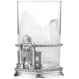 Подстаканник серебряный "Петербургская хоральная синагога"