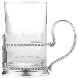 Подстаканник серебряный "Петербургская хоральная синагога"