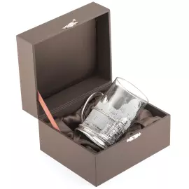 Подстаканник серебряный "Петербургская хоральная синагога"