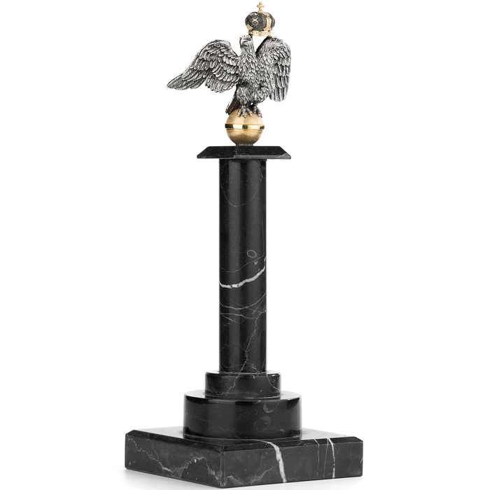 The cup made of marble and silver "Derzhavny"