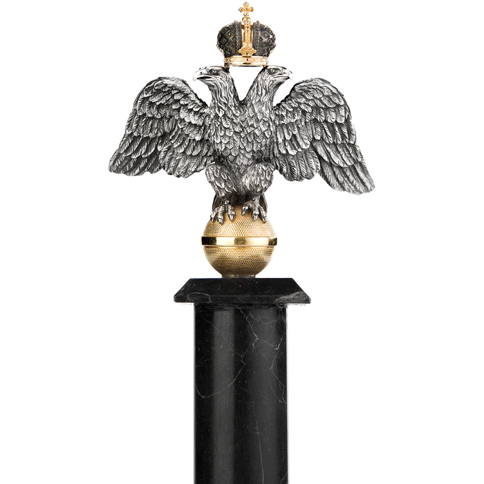 The cup made of marble and silver "Derzhavny"