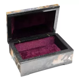 Шкатулка из мохового агата