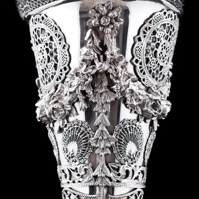 Silver vase "Sicilia"