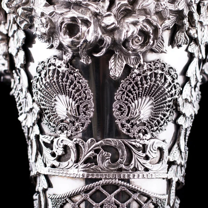 Silver vase "Sicilia"