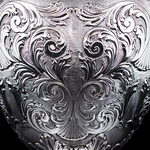 Серебряная ваза "Verona"