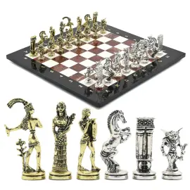 Подарочные шахматы из долерита и креноида "Минотавр"