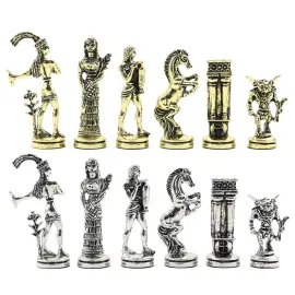 Подарочные шахматы из долерита и креноида "Минотавр"