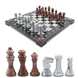 Подарочные шахматы из лемезита и гранита