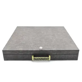 Подарочные шахматы из лемезита и гранита