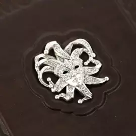 A gift book in a leather cover "Lermontov. A small collection of works" with a silver overlay