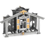 Silver napkin holder "Native windows"