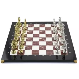 Подарочные шахматы из креноида и долерита "Дон Кихот"