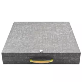 Подарочные шахматы из креноида, долерита и мрамора "Римляне"