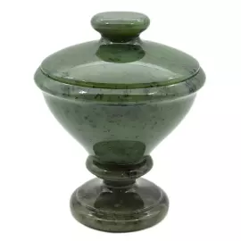 Сахарница из нефрита