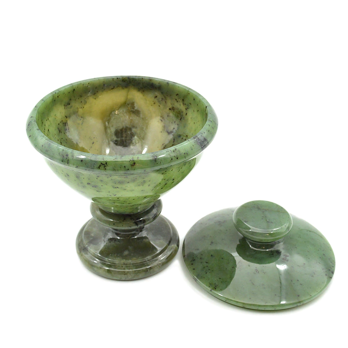 Jade sugar bowl