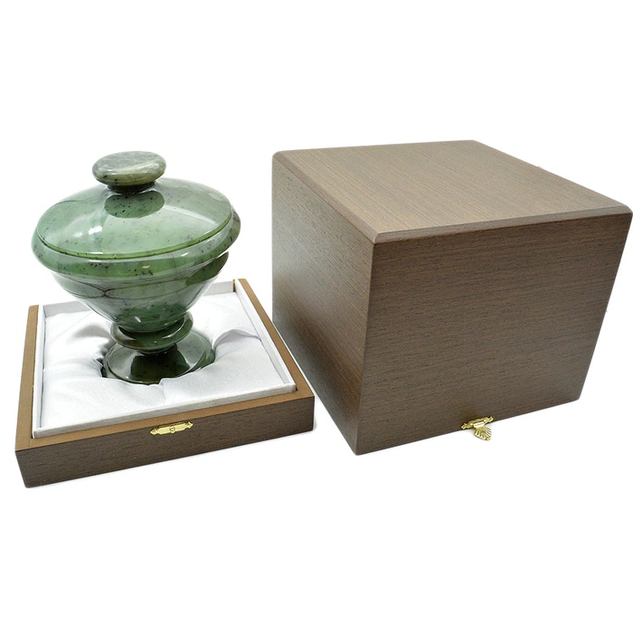 Jade sugar bowl