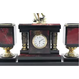 Настольный набор из яшмы "Фемида"