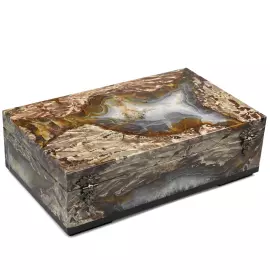 Ларец из агата "Рыба"