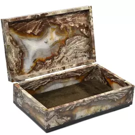 Ларец из агата "Рыба"