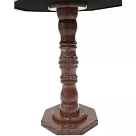 Шахматный стол из лемезита, долерита и мрамора "Римляне"