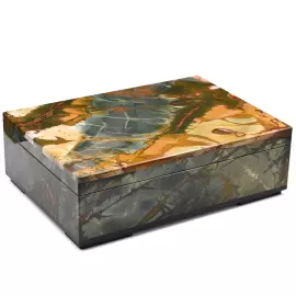 Шкатулка из яшмы "Пикассо"