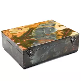 Шкатулка из яшмы "Пикассо"