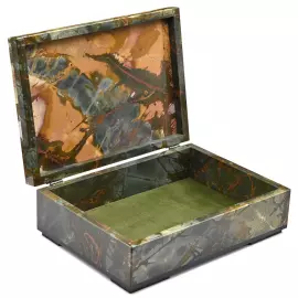 Шкатулка из яшмы "Пикассо"