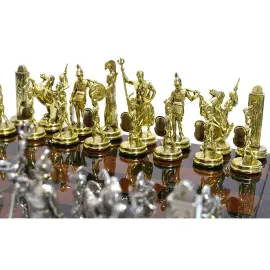 Подарочные шахматы из обсидиана "Греческая мифология" Подарочные шахматы из обсидиана "Греческая мифология"