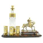 Подарочный набор для водки "Юрий Долгорукий" на 3 персоны