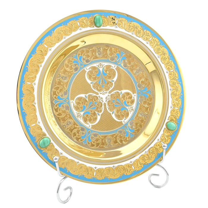 A set of glasses on a tray "Wedding" Zlatoust, for 2 persons