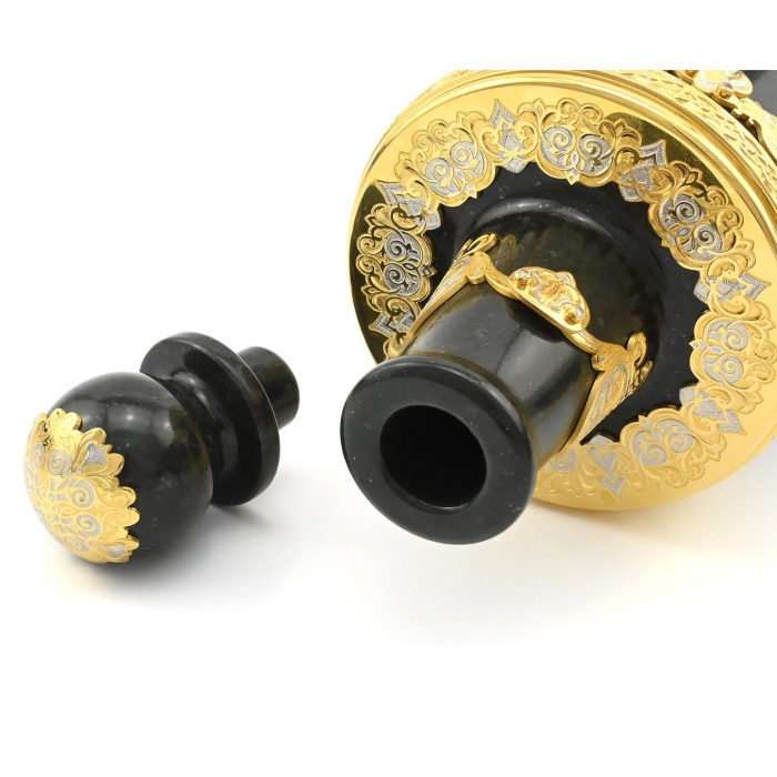 Подарочный набор Златоуст "Штоф с бокалами из камня"