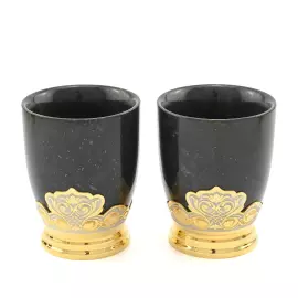 Подарочный набор Златоуст "Штоф с бокалами из камня"