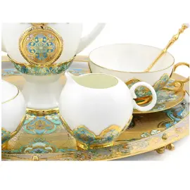 Чайный сервиз Златоуст, на 2 персоны