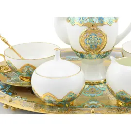 Чайный сервиз Златоуст, на 2 персоны