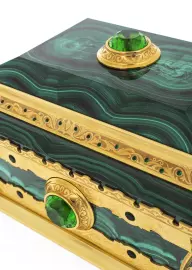 Ларец из малахита "Фамильный" большой, Златоуст