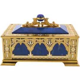 Ларец из лазурита "Сказка" Златоуст