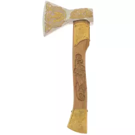 Hunting set "Wolf and bear" with an axe, Zlatoust