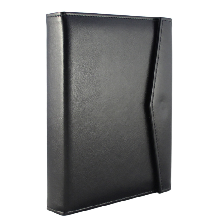 A5 leather-bound diary
