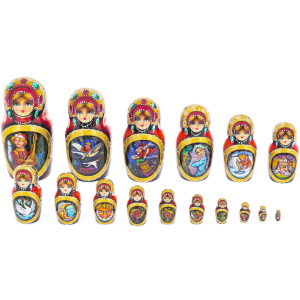 Матрешка на 30 мест "Сказка" 51 см