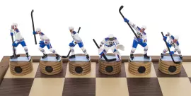 Шахматы из дуба "Хоккей. СКА"